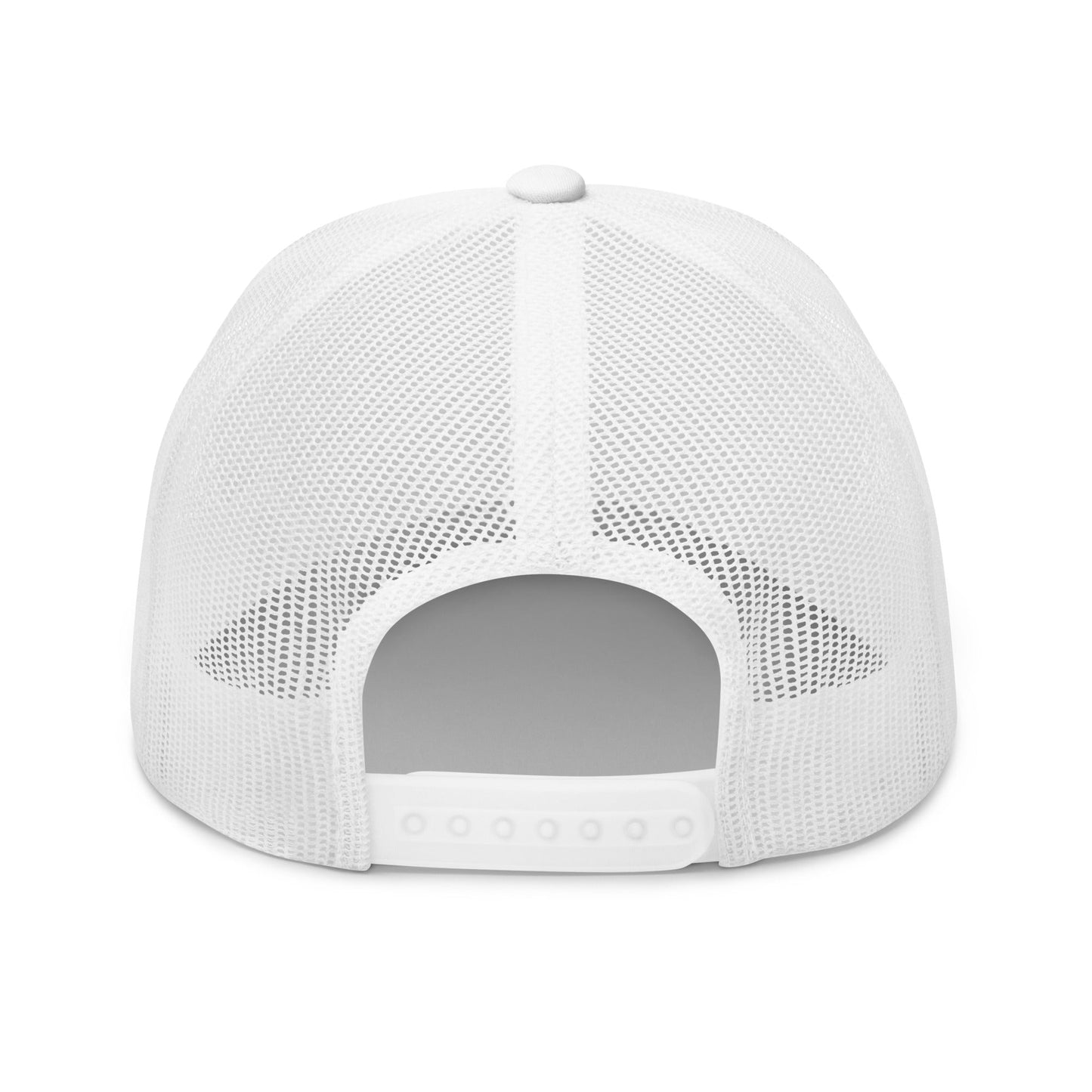 Archive Club Cap white trucker hat back mesh panel view — Archive Department