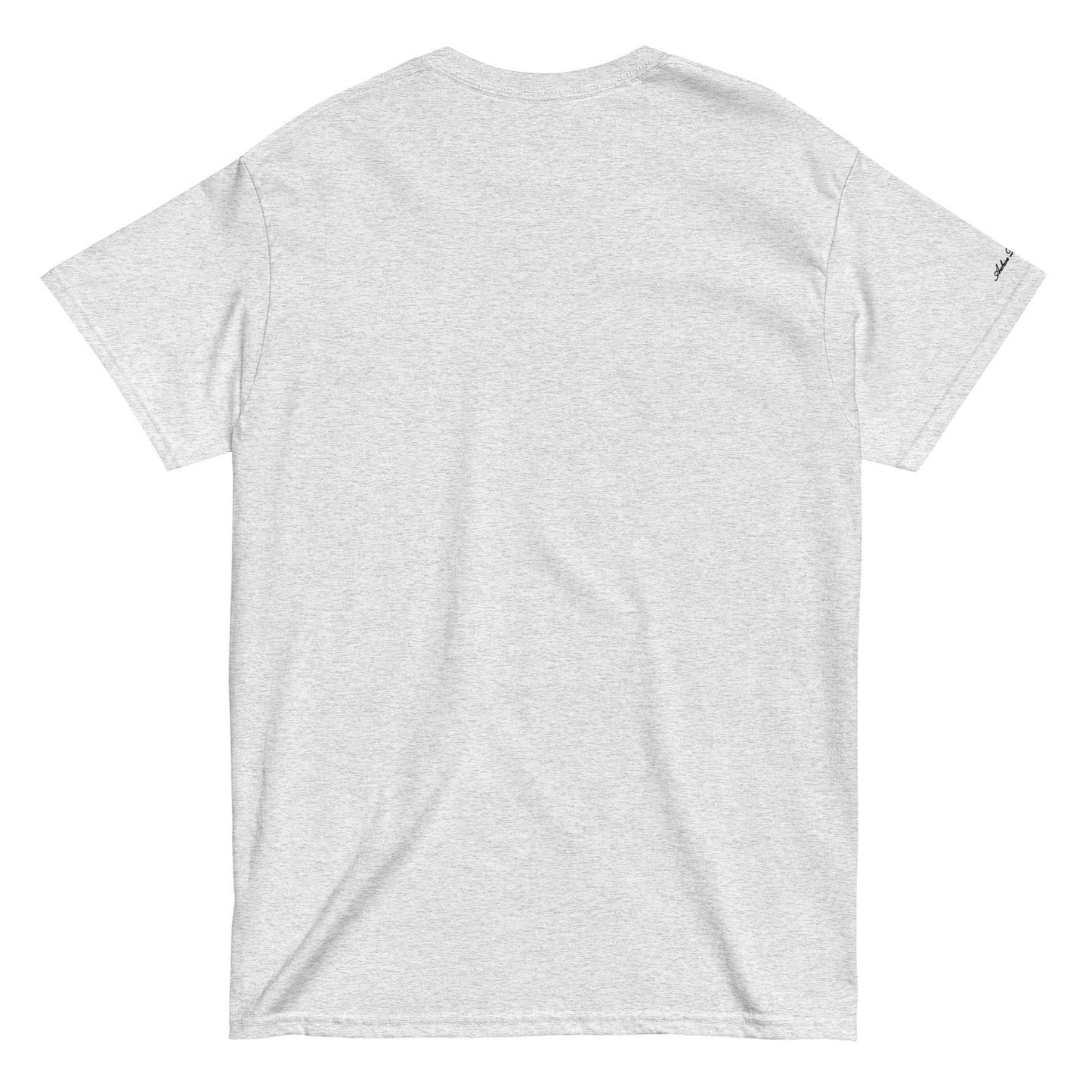 Archive Basic Tee ash back view — Archive Department core piece