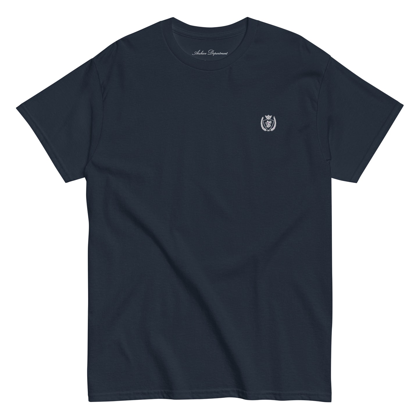 St. Tropez Are You In Love T-Shirt navy front view — Archive Department