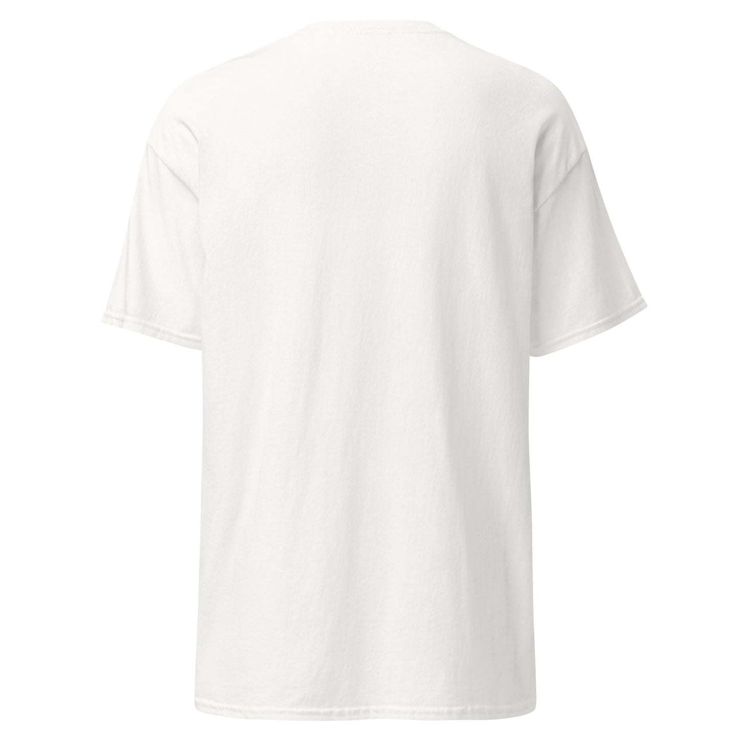 Anti Romantic T-Shirt back print on white cotton tee — Archive Department
