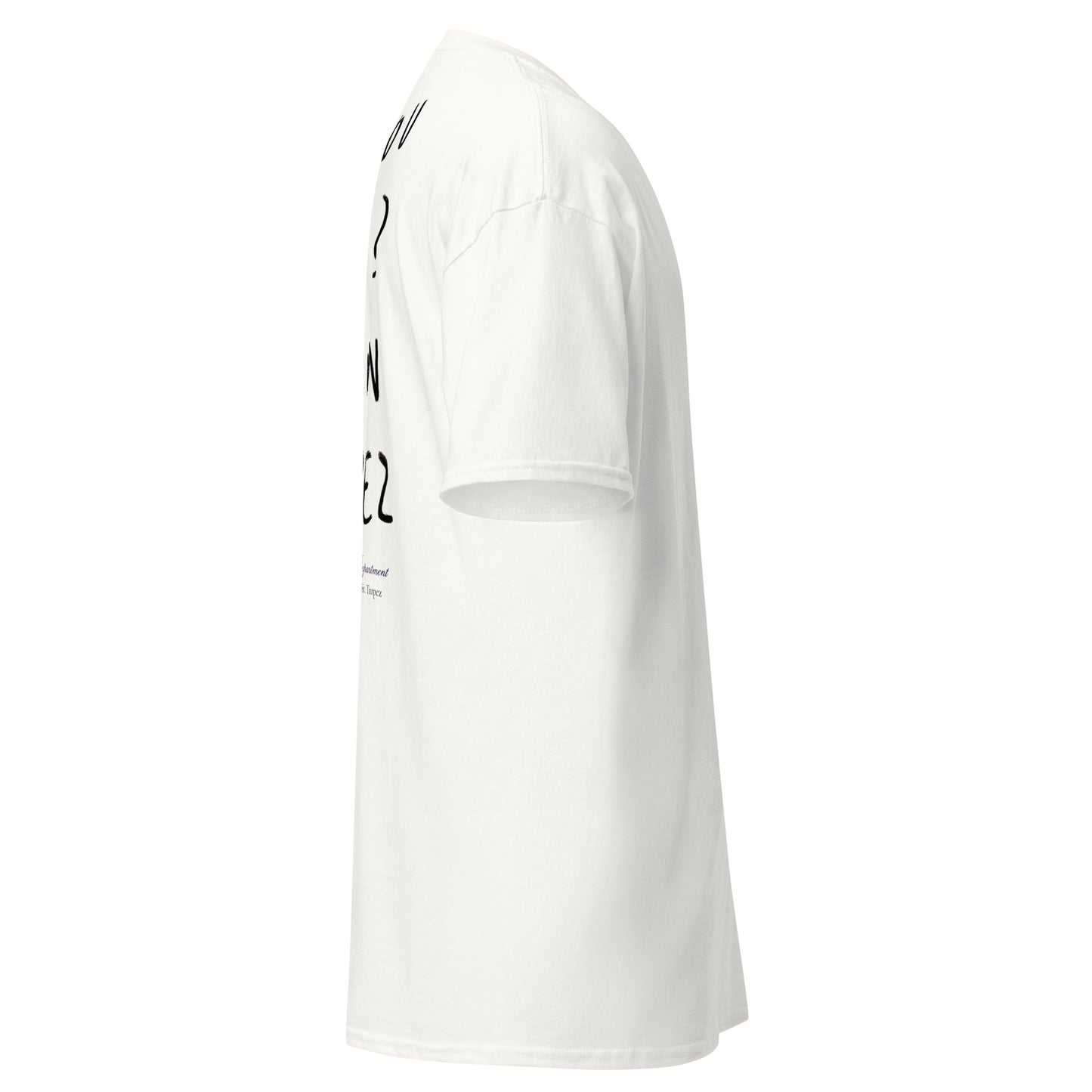 St. Tropez Are You In Love T-Shirt white right side — Archive Department