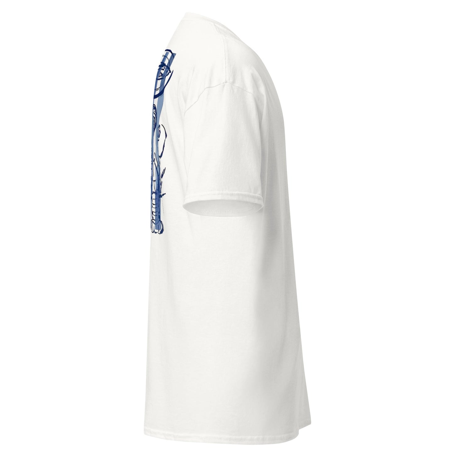 La Dolce Vita T-Shirt white cotton unisex tee right side view — Archive Department