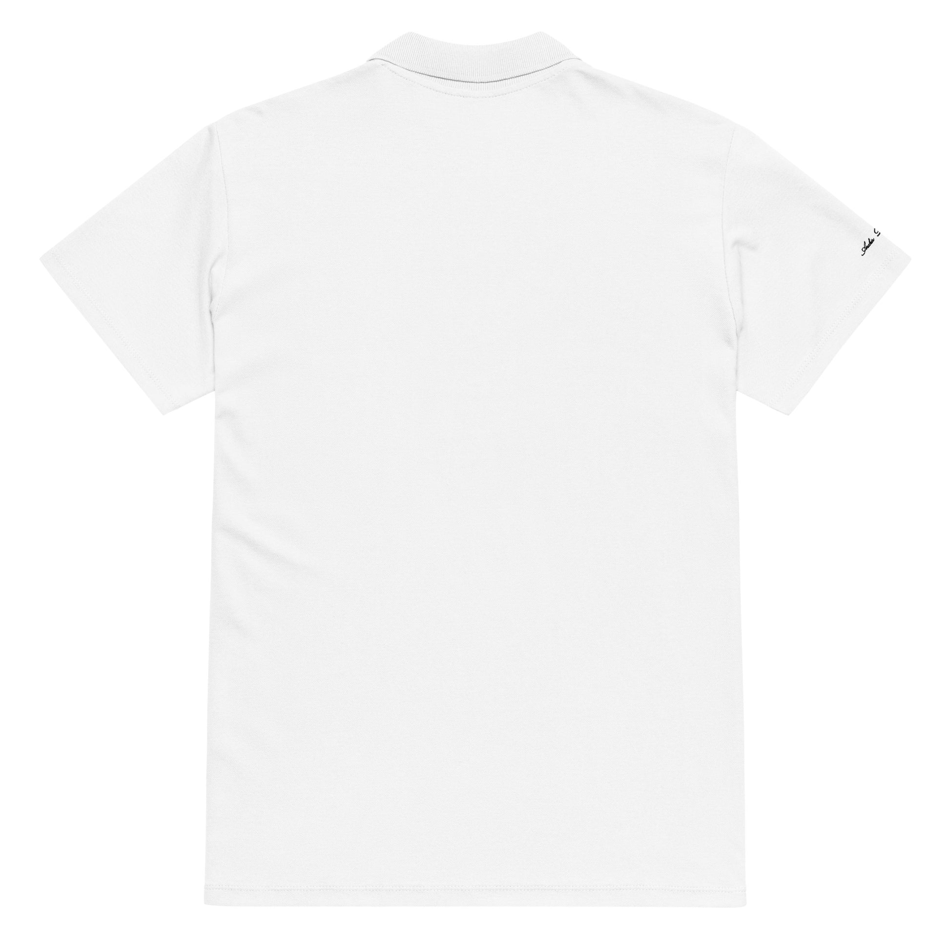 Archive Club Polo white back detail — Archive Department