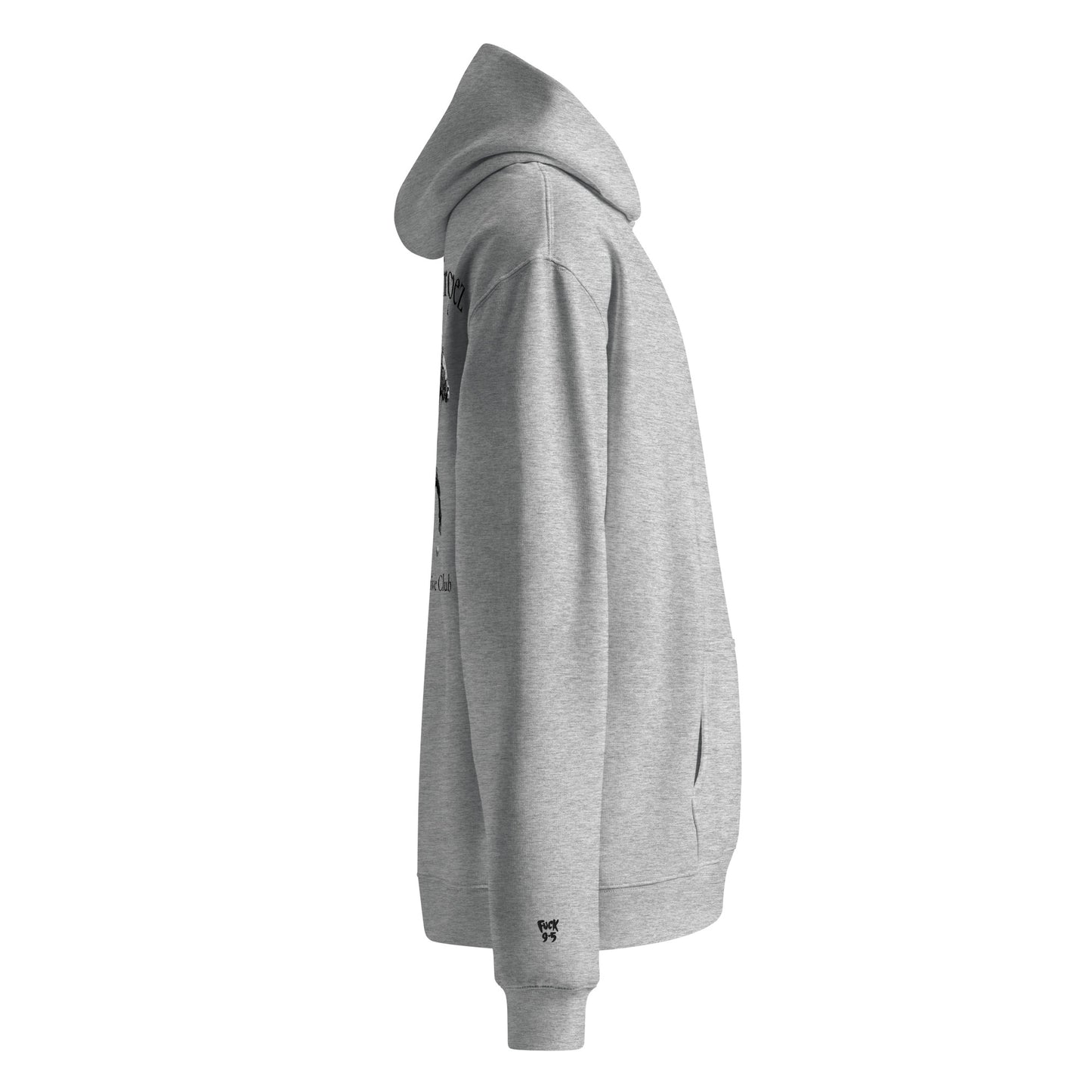 St. Tropez Hoodie heather grey right side — Archive Department