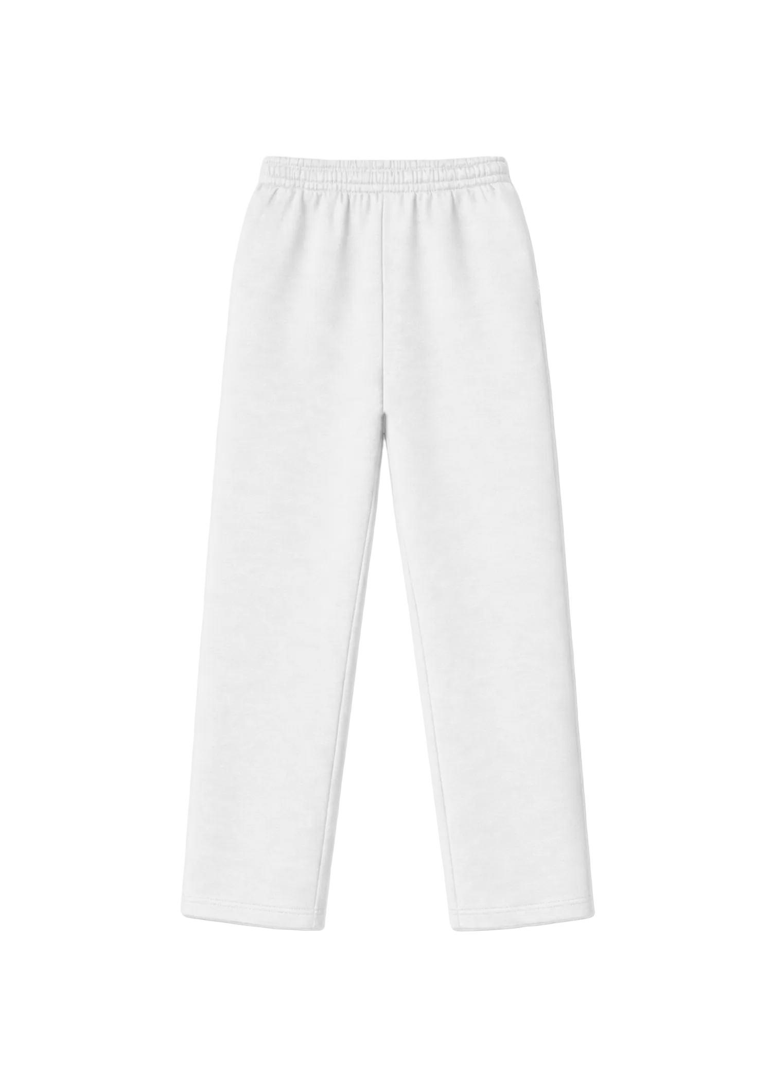 Archive Open-Leg Jogger white back view — Archive Department trackpants